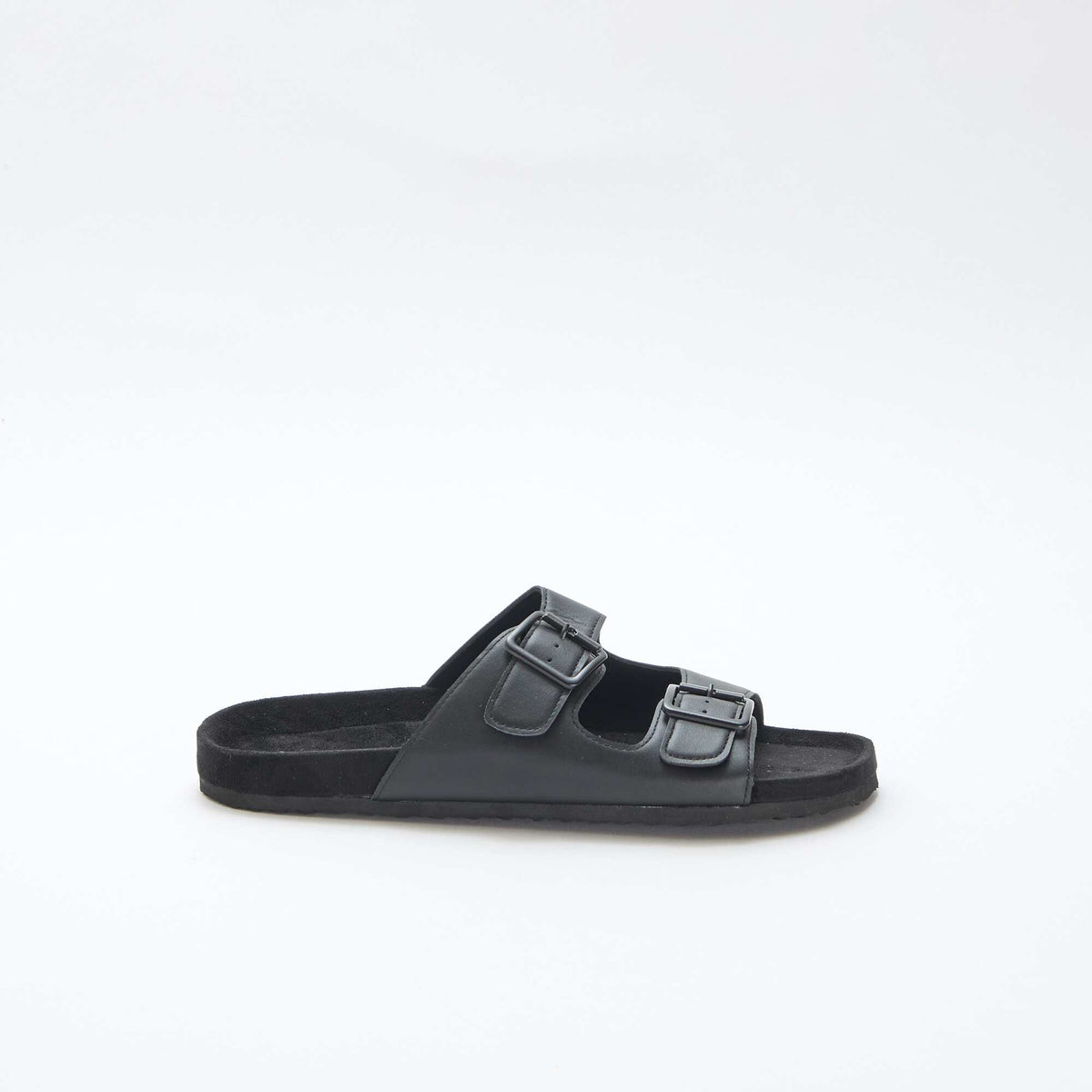 Mules double brides NOIR