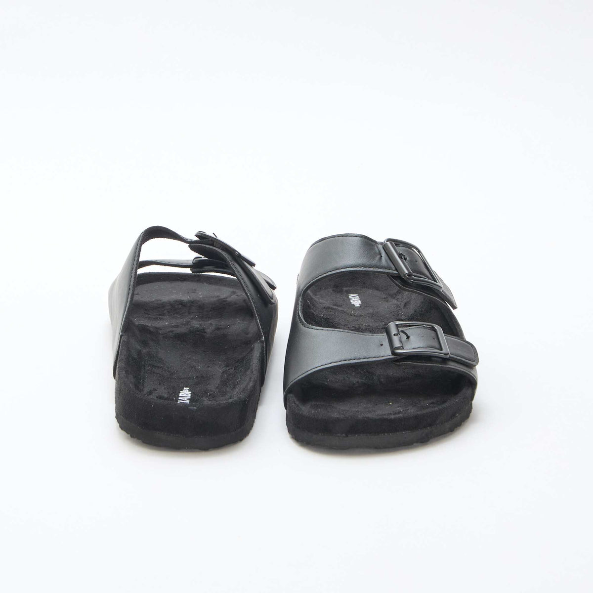 Mules double brides NOIR