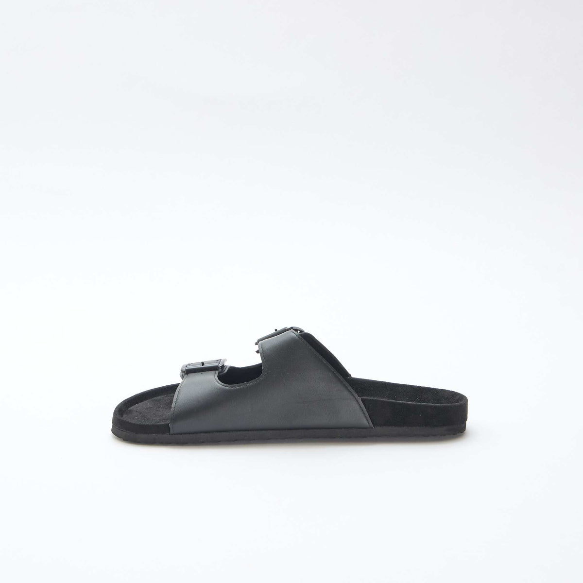 Mules double brides NOIR