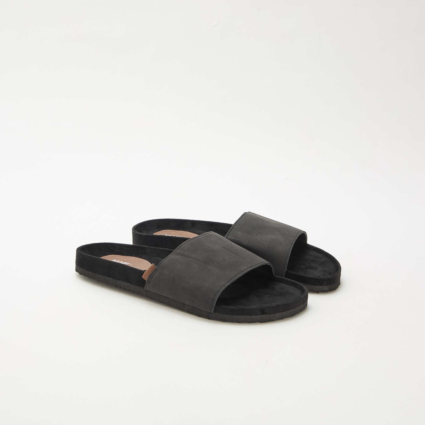 Mules à une bride NOIR