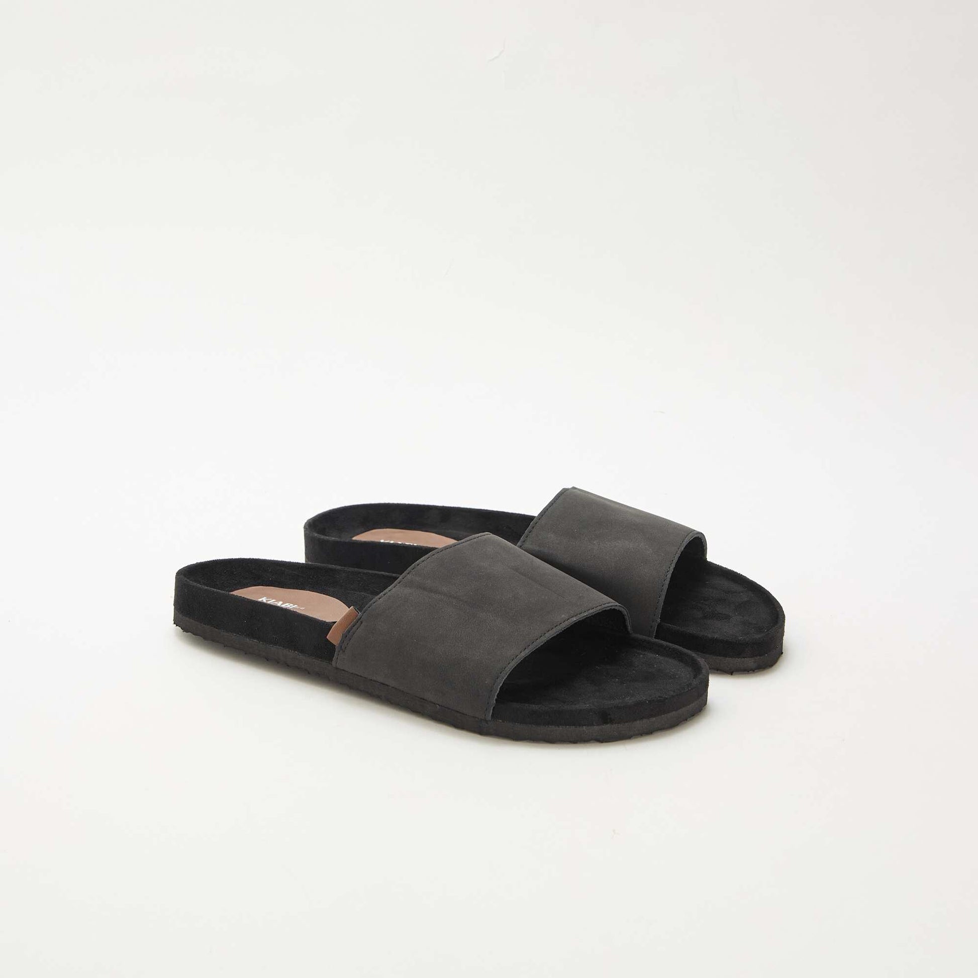 Mules à une bride NOIR