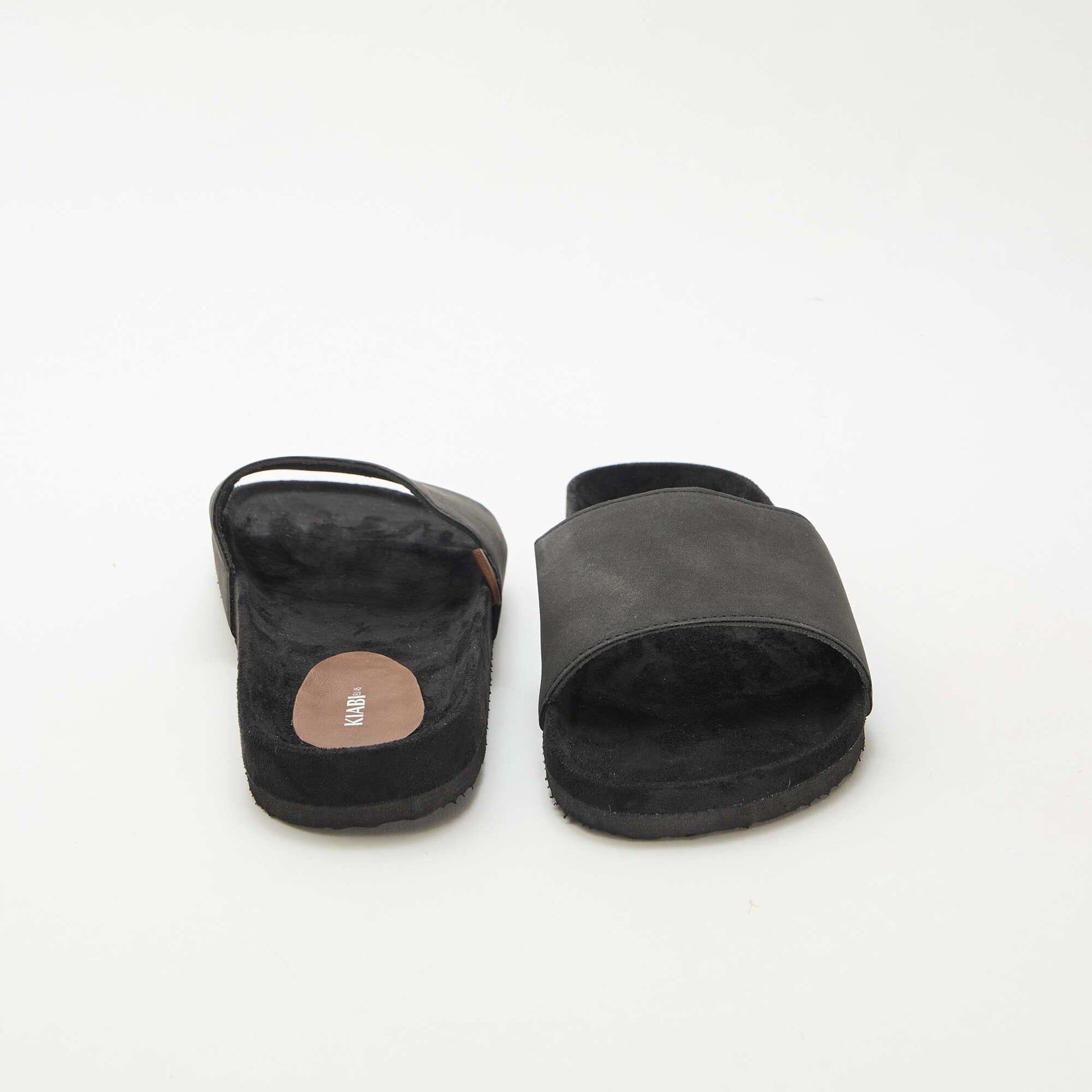 Mules à une bride NOIR