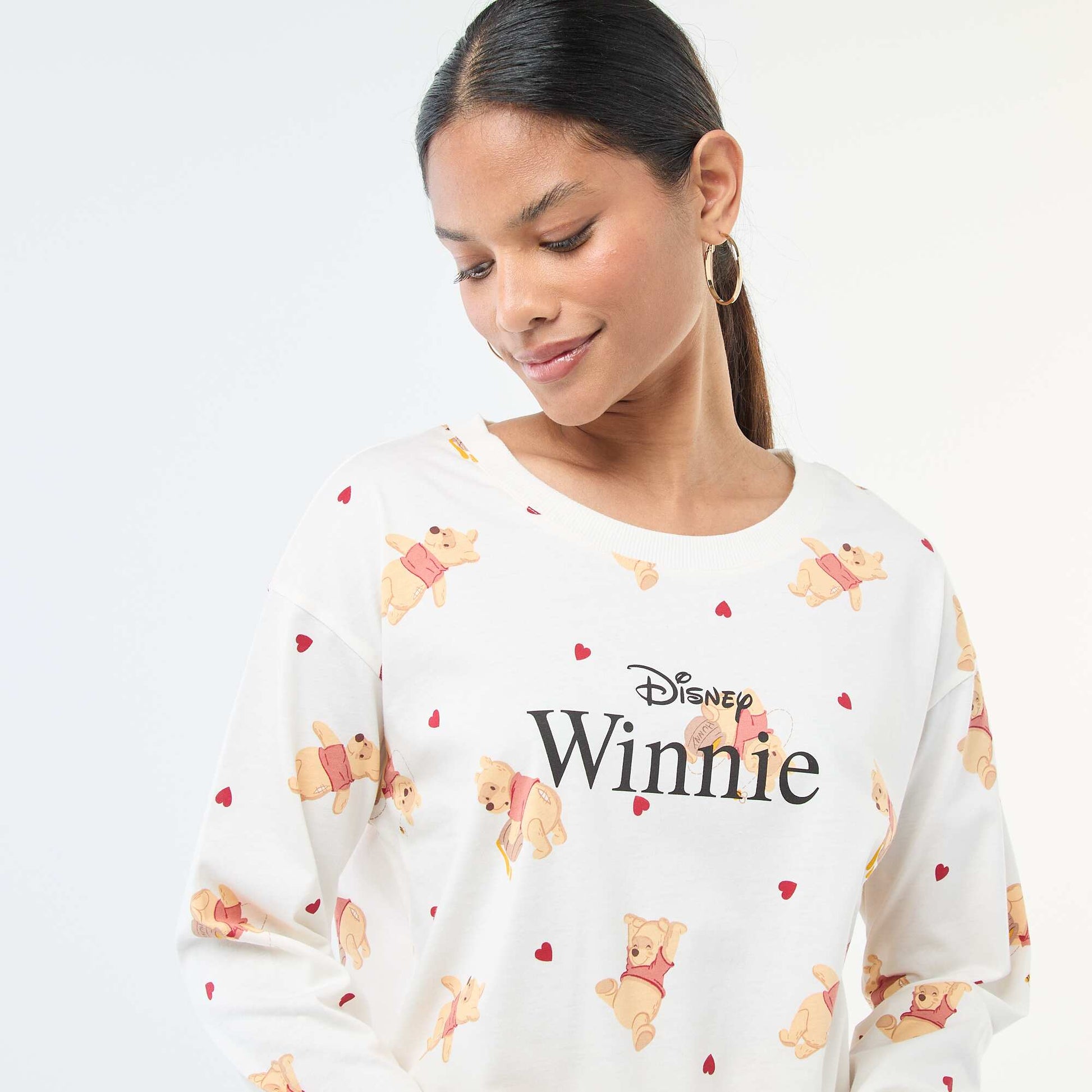 Pyjama 2 pièces imprimé 'Winnie' BLANC