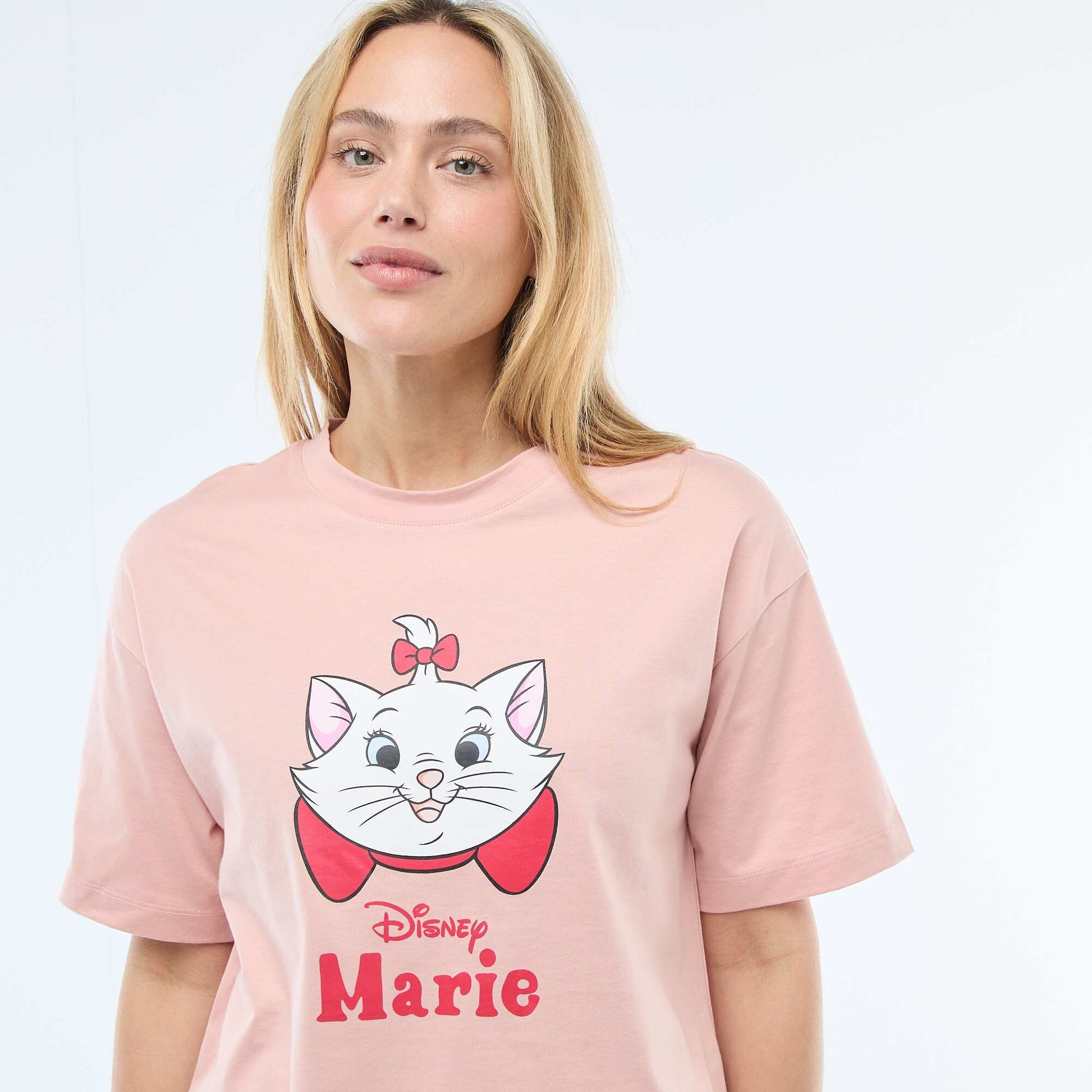 Pyjama 2 pièces imprimé 'Marie' ROSE