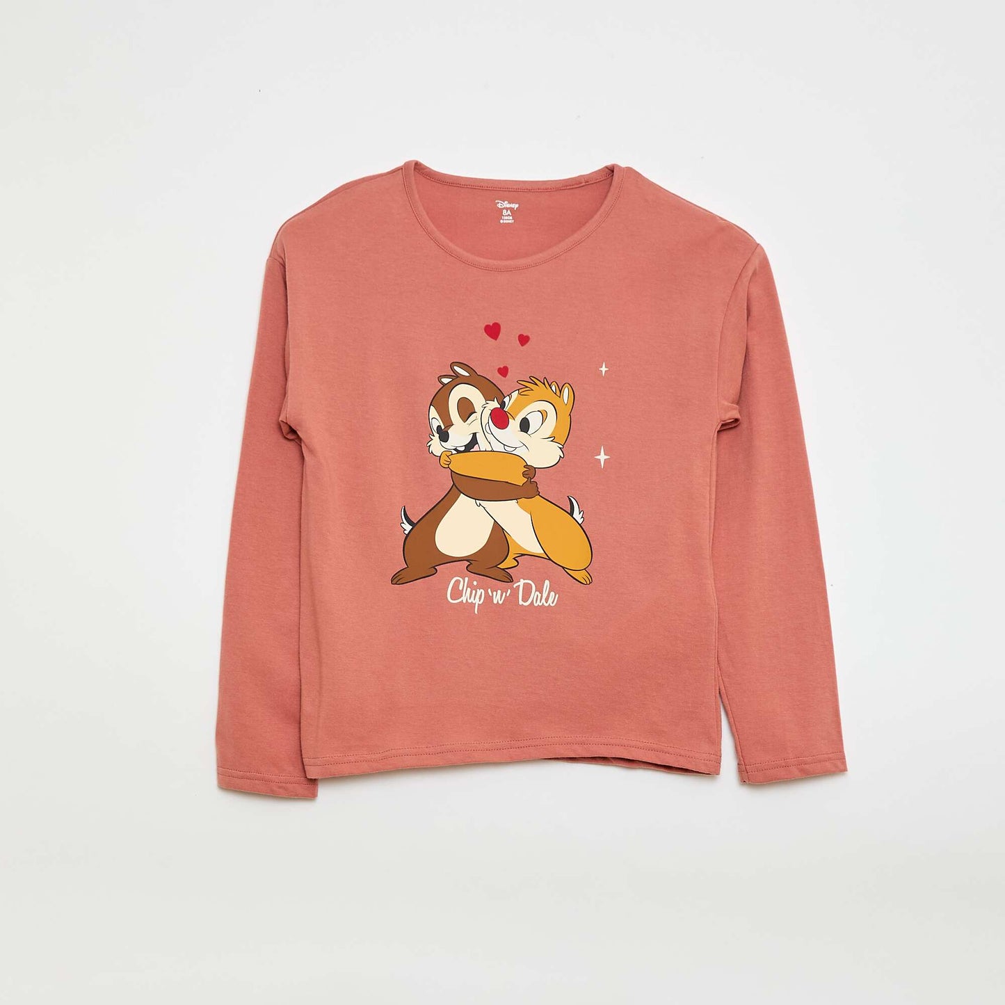 Ensemble pyjama 'Tic Tac' 'Disney' - 2 pièces ROSE