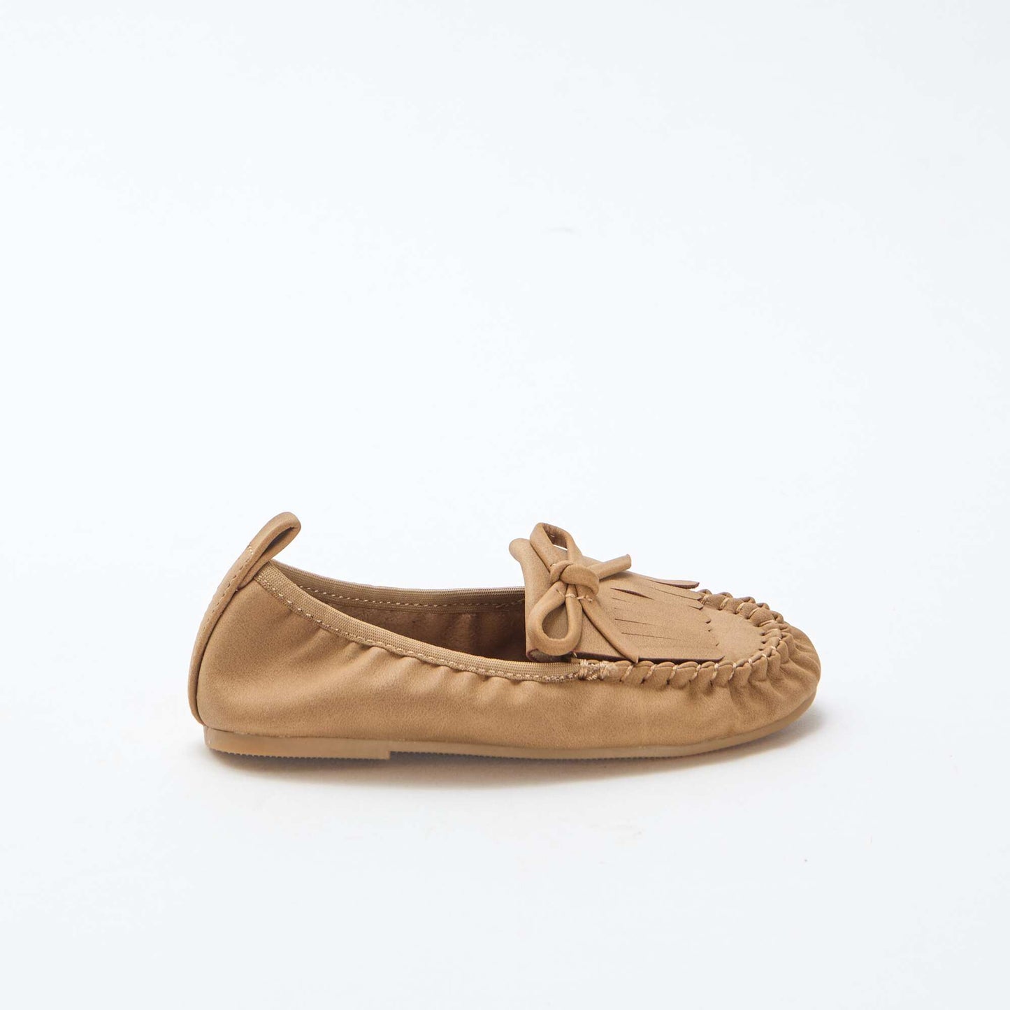 Ballerines à franges BEIGE