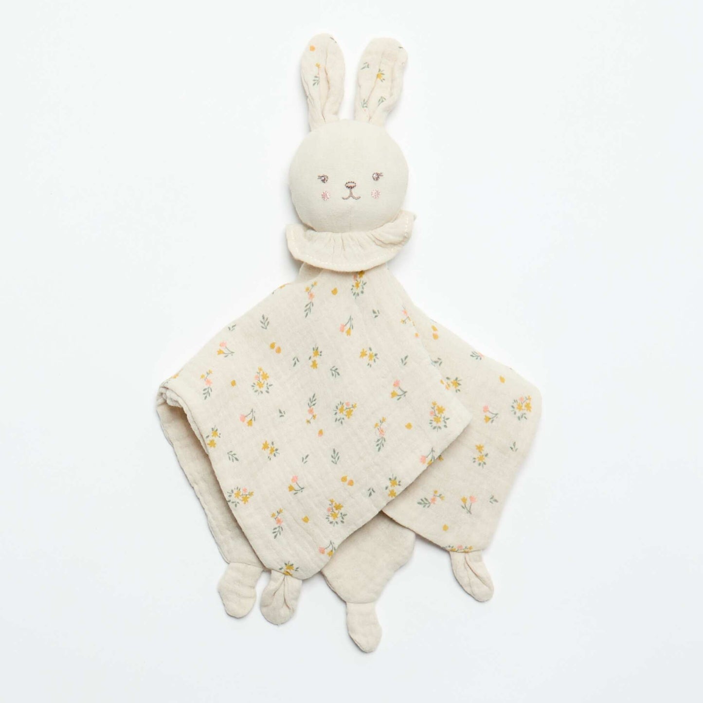Doudou mouchoir lapin BEIGE