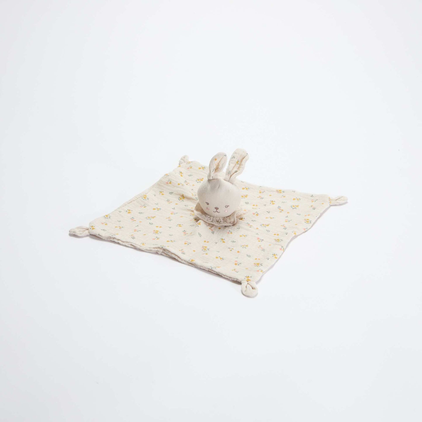 Doudou mouchoir lapin BEIGE