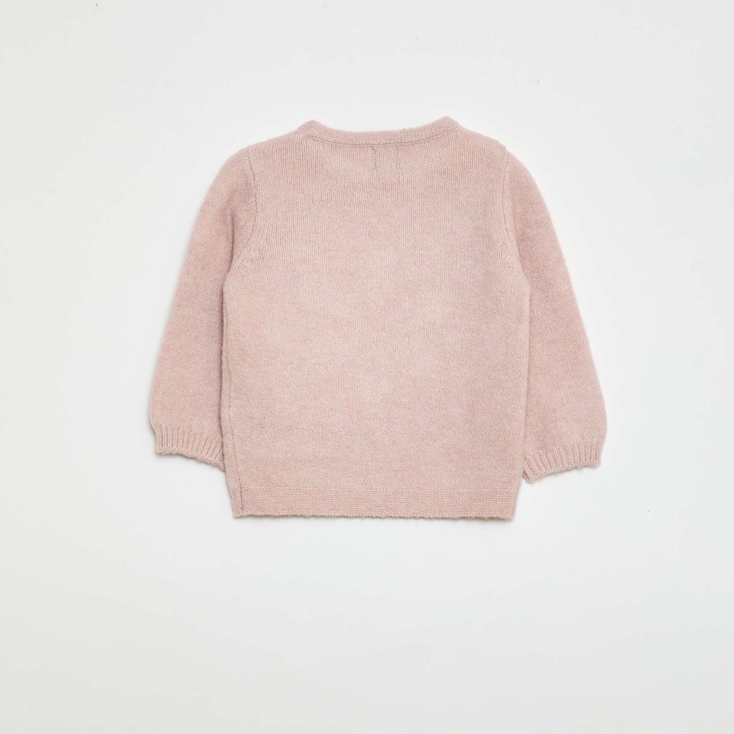 Pull en tricot avec broderie ROSE