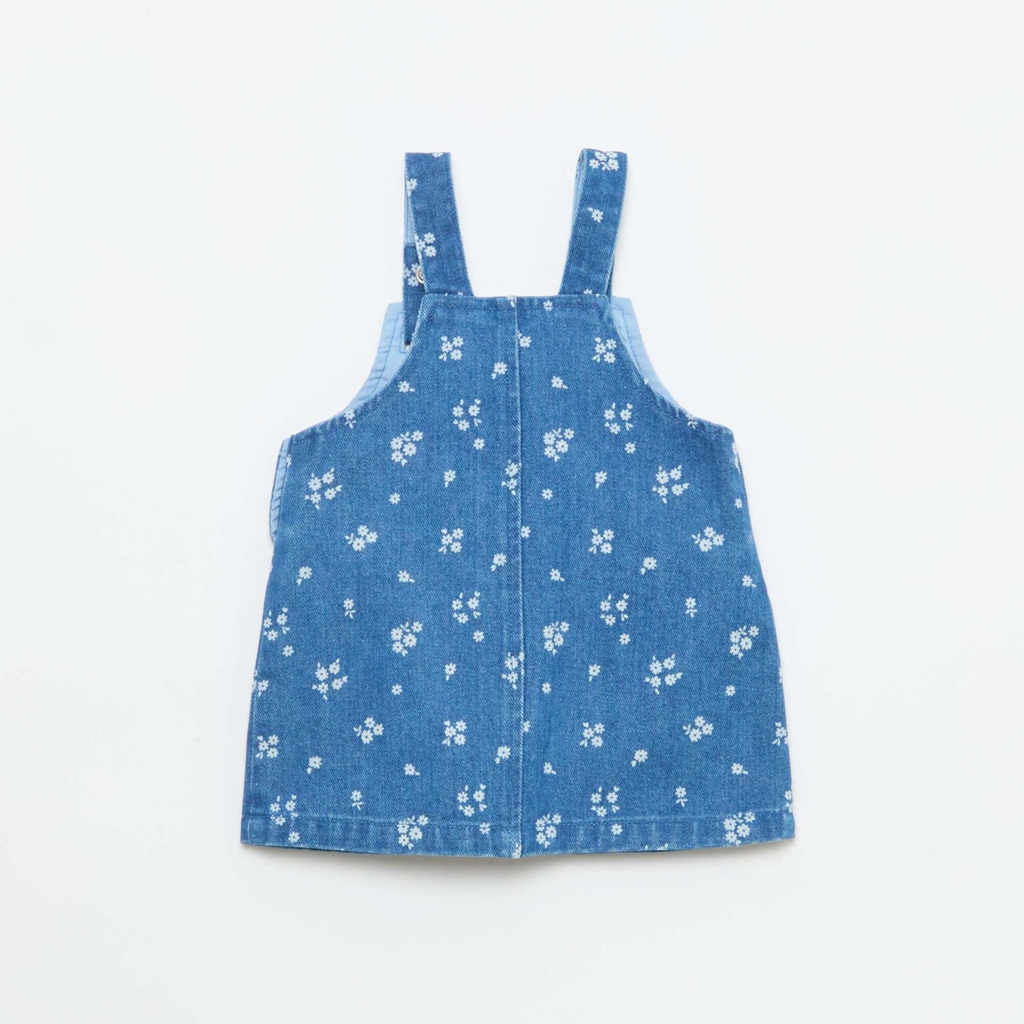 Robe salopette à motif BLEU