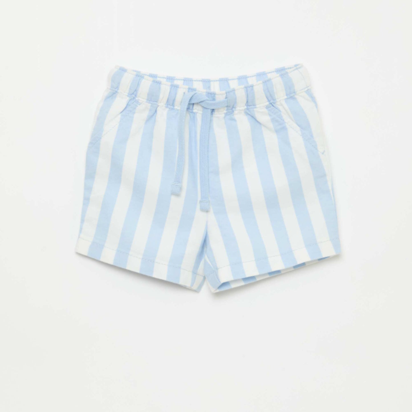 Ensemble chemise + short en coton - 2 pièces BLEU