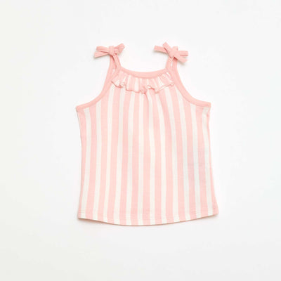 Débardeur à bretelles nouées ROSE