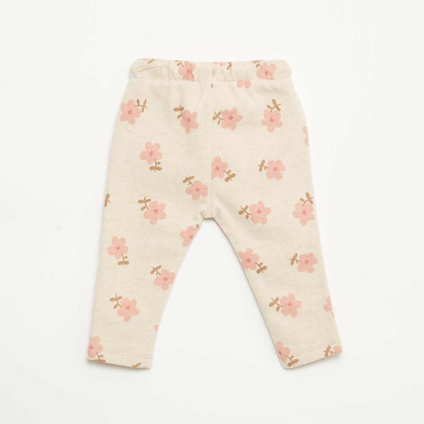 Pantalon jogging à motif BEIGE