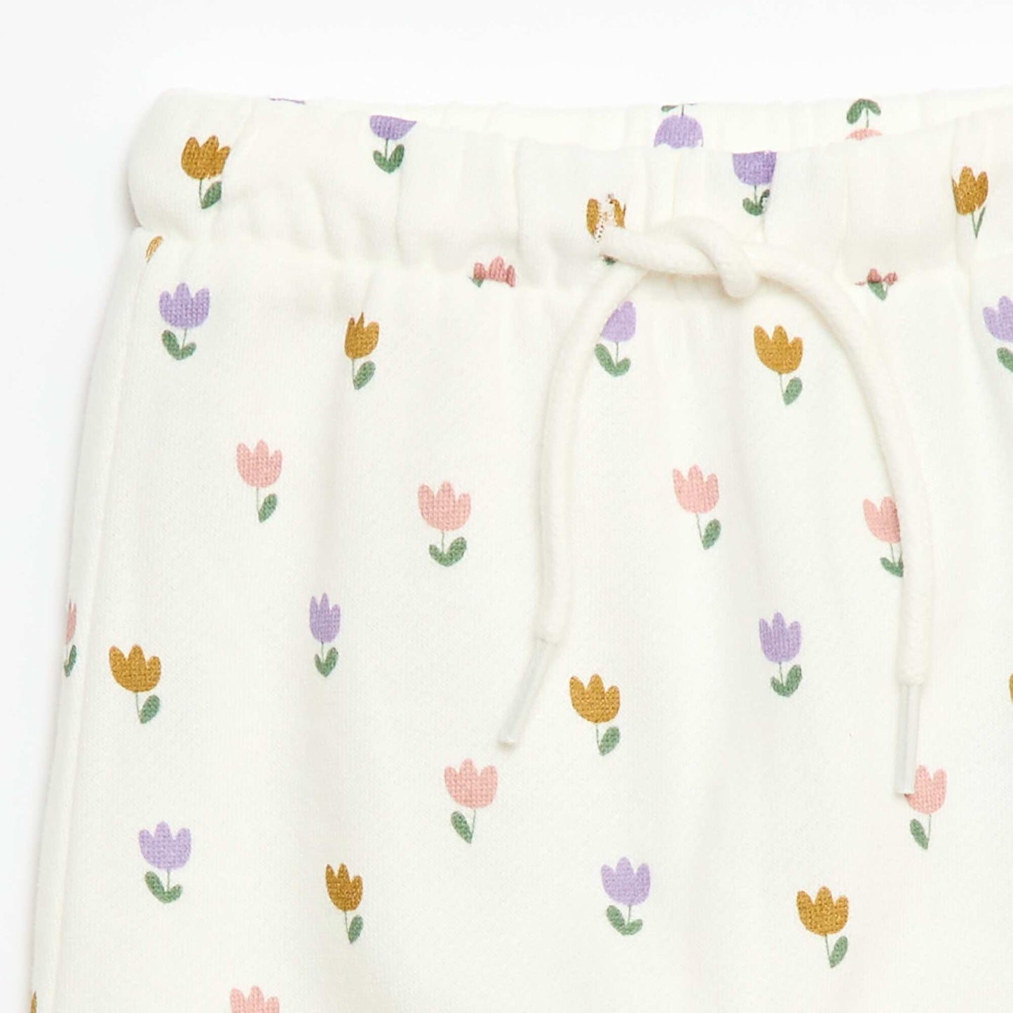 Pantalon jogging à motif BEIGE