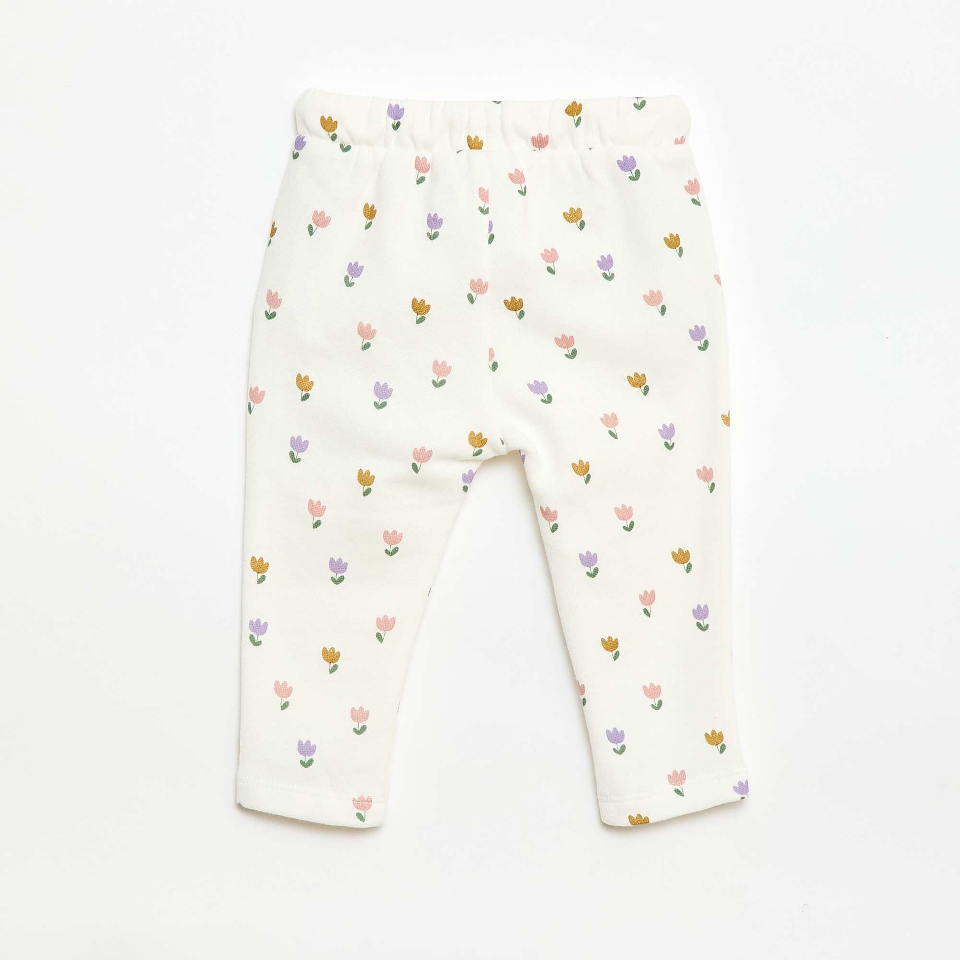 Pantalon jogging à motif BEIGE