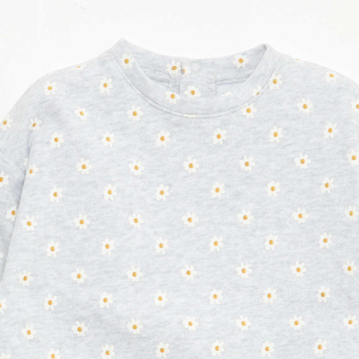 Sweat en molleton à motif GRIS