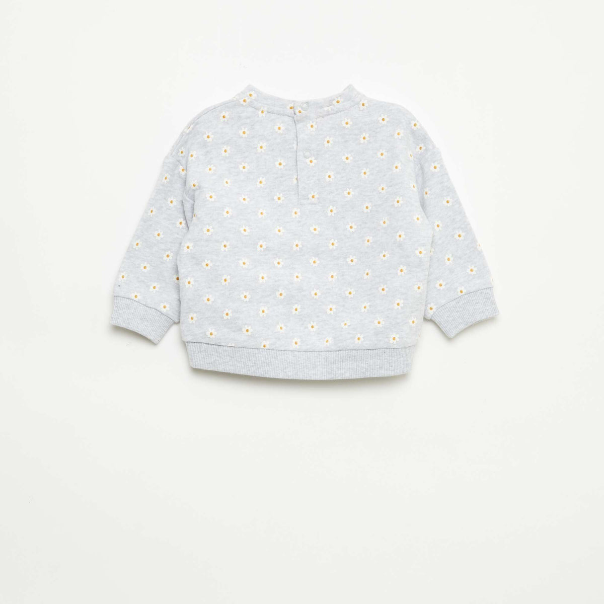 Sweat en molleton à motif GRIS