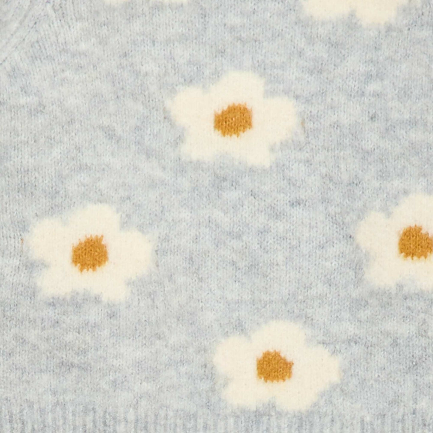 Pull en maille à motif fantaisie GRIS