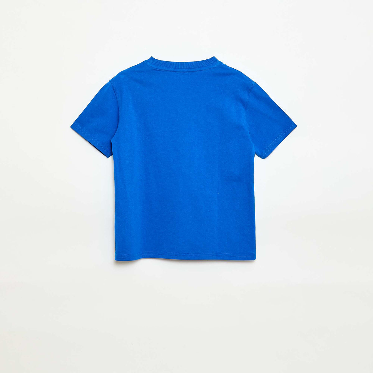 T-shirt imprimé à message BLEU