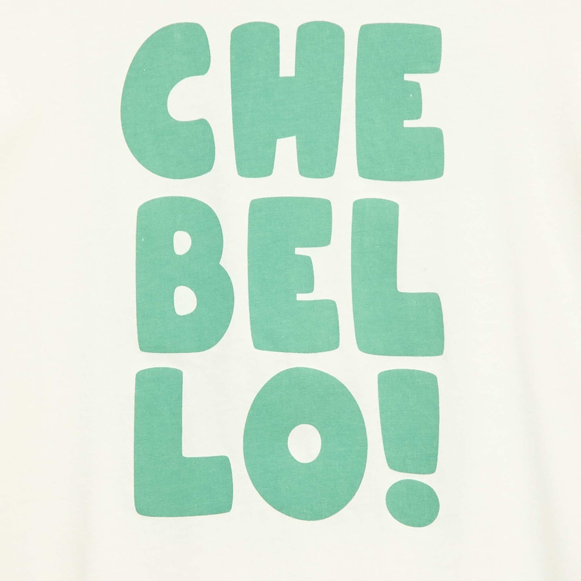 T-shirt imprimé à message BEIGE