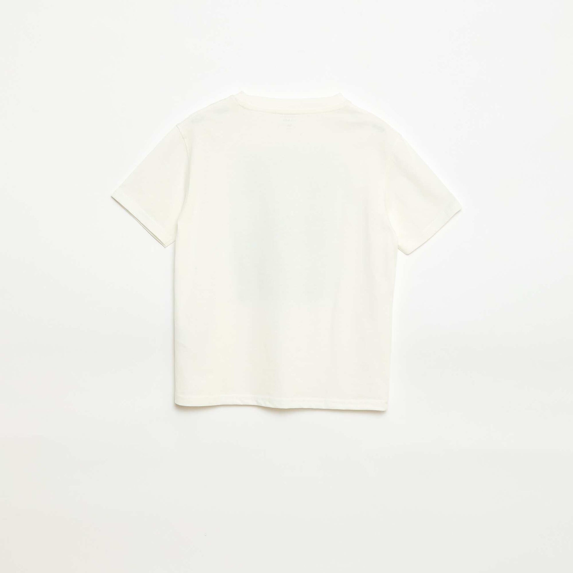 T-shirt imprimé à message BEIGE