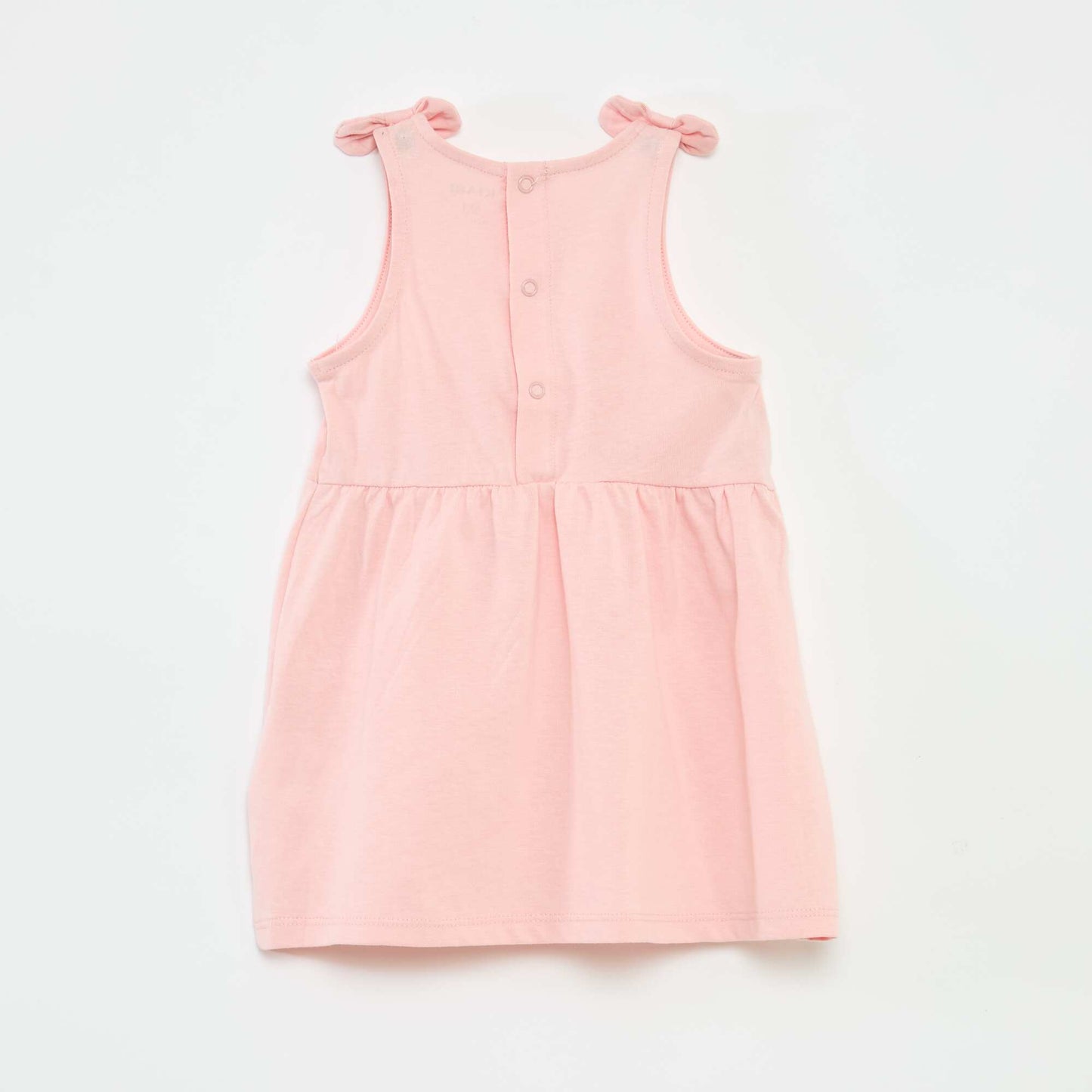 Robe sans manches à motif all over ROSE