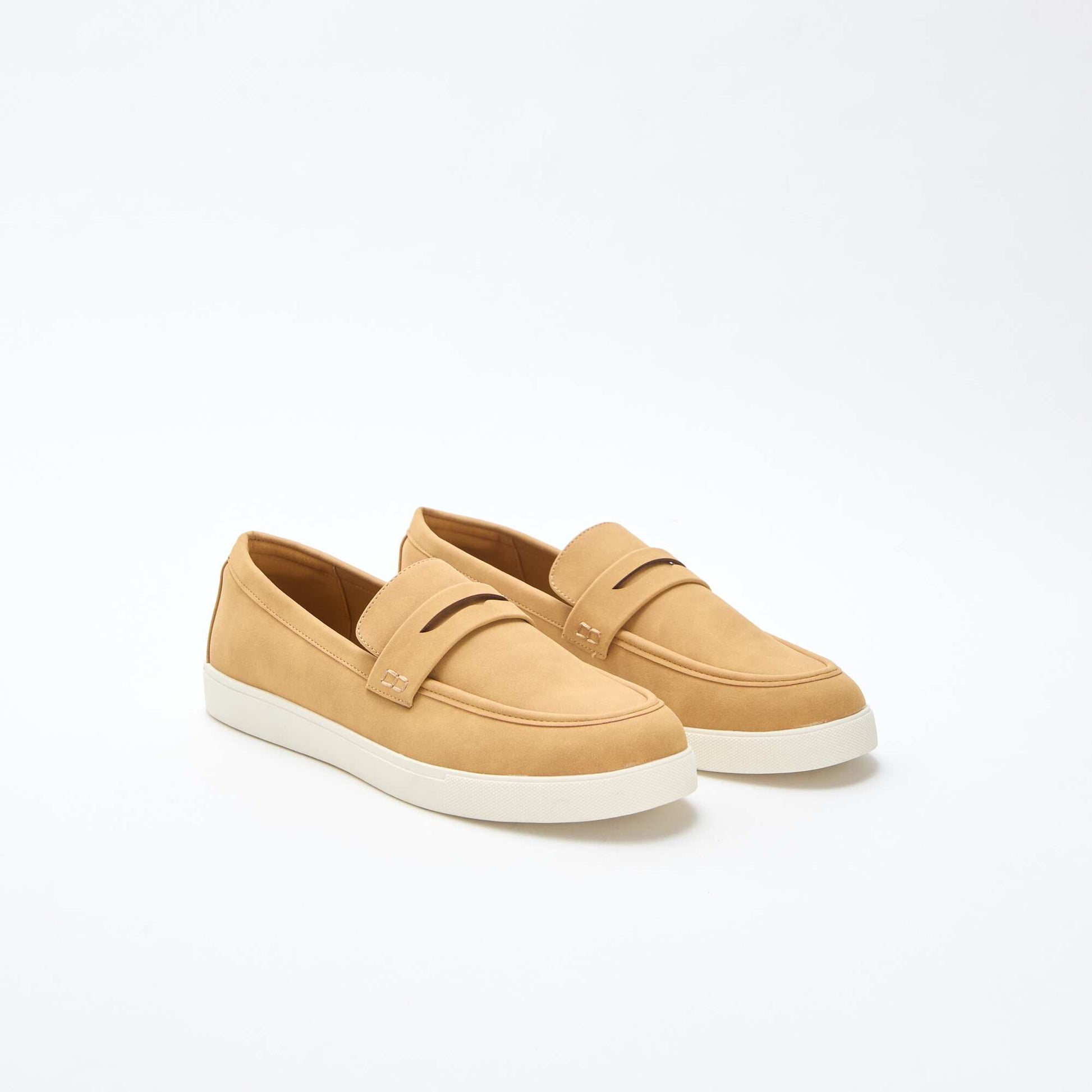 Mocassins en suédine MARRON
