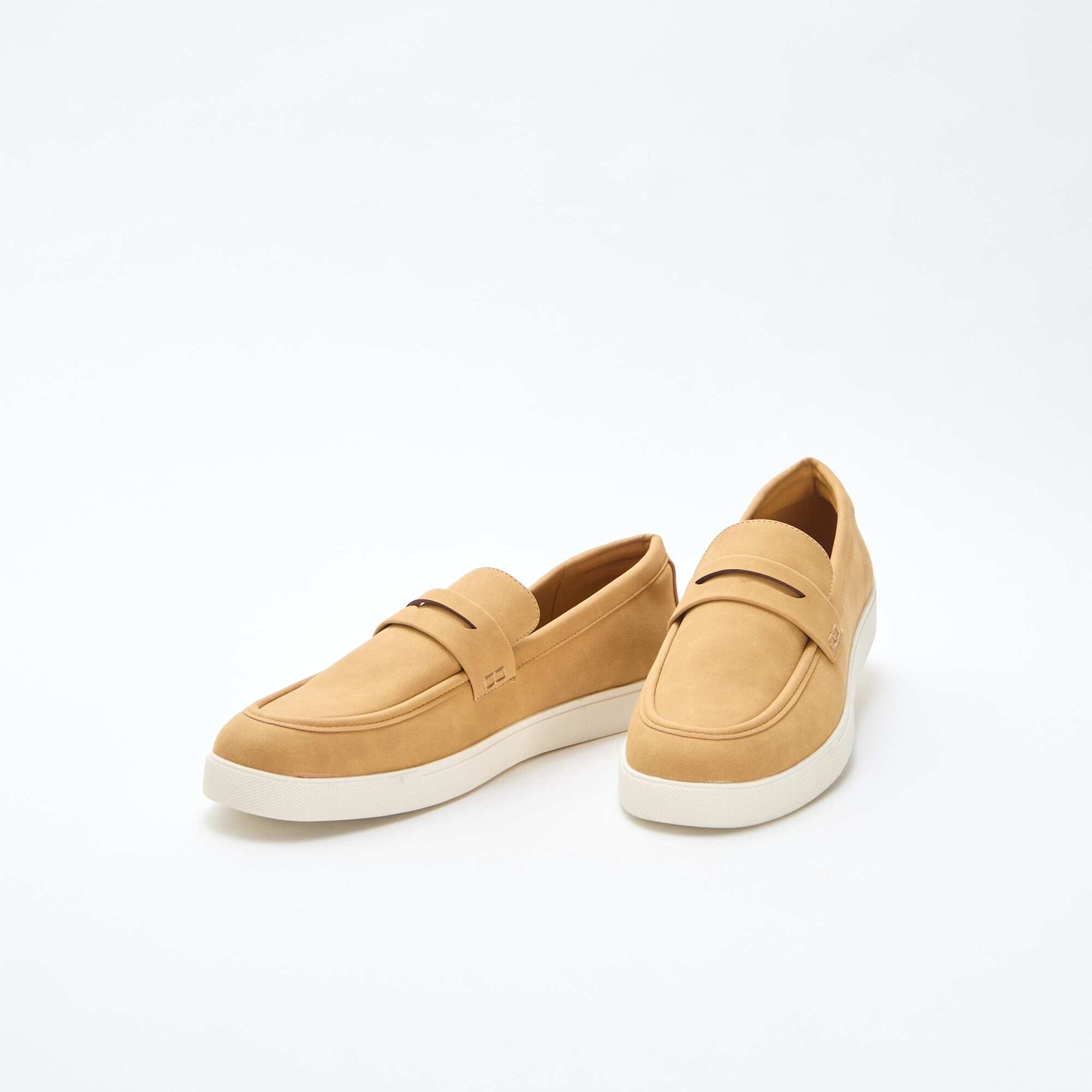 Mocassins en suédine MARRON