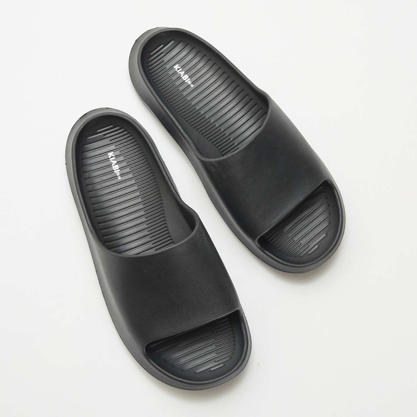 Mules de piscine compensées NOIR
