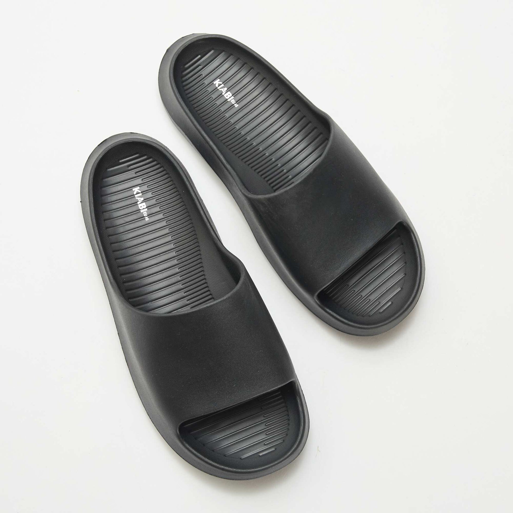 Mules de piscine compensées NOIR