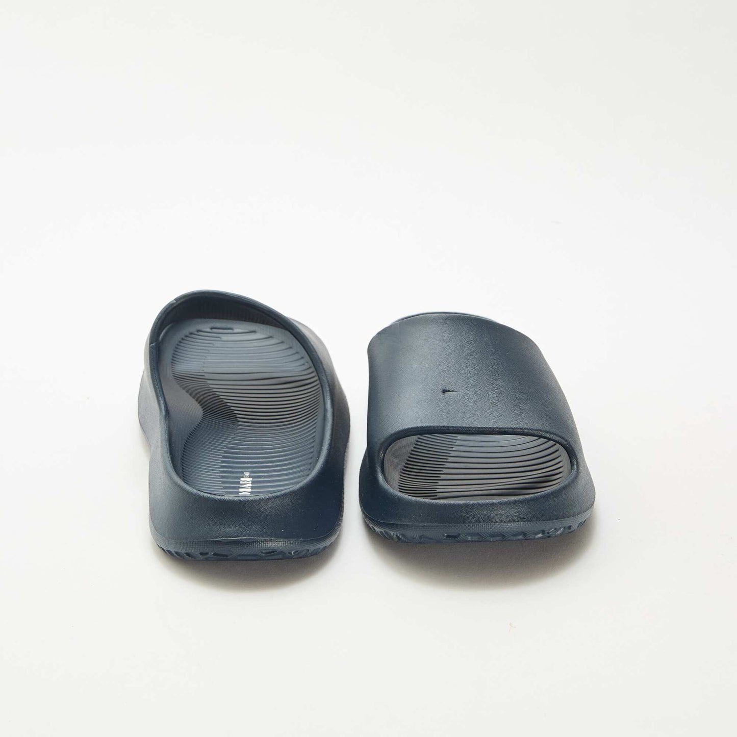 Mules de piscine compensées BLEU