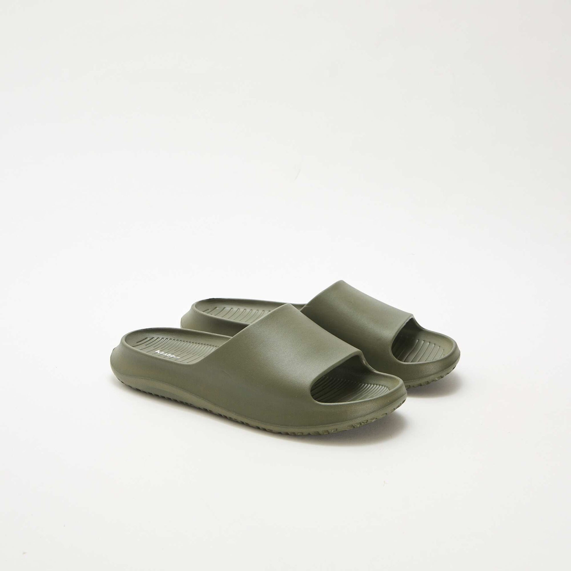 Mules de piscine compensées KAKI