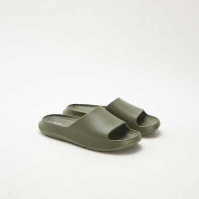 Mules de piscine compensées KAKI