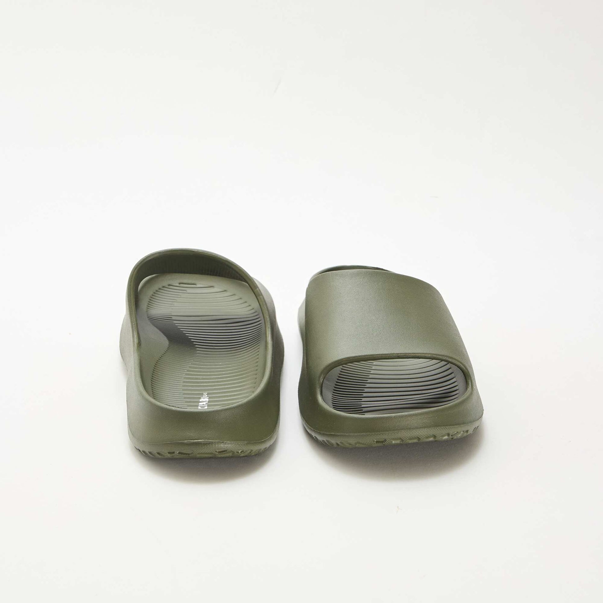 Mules de piscine compensées KAKI