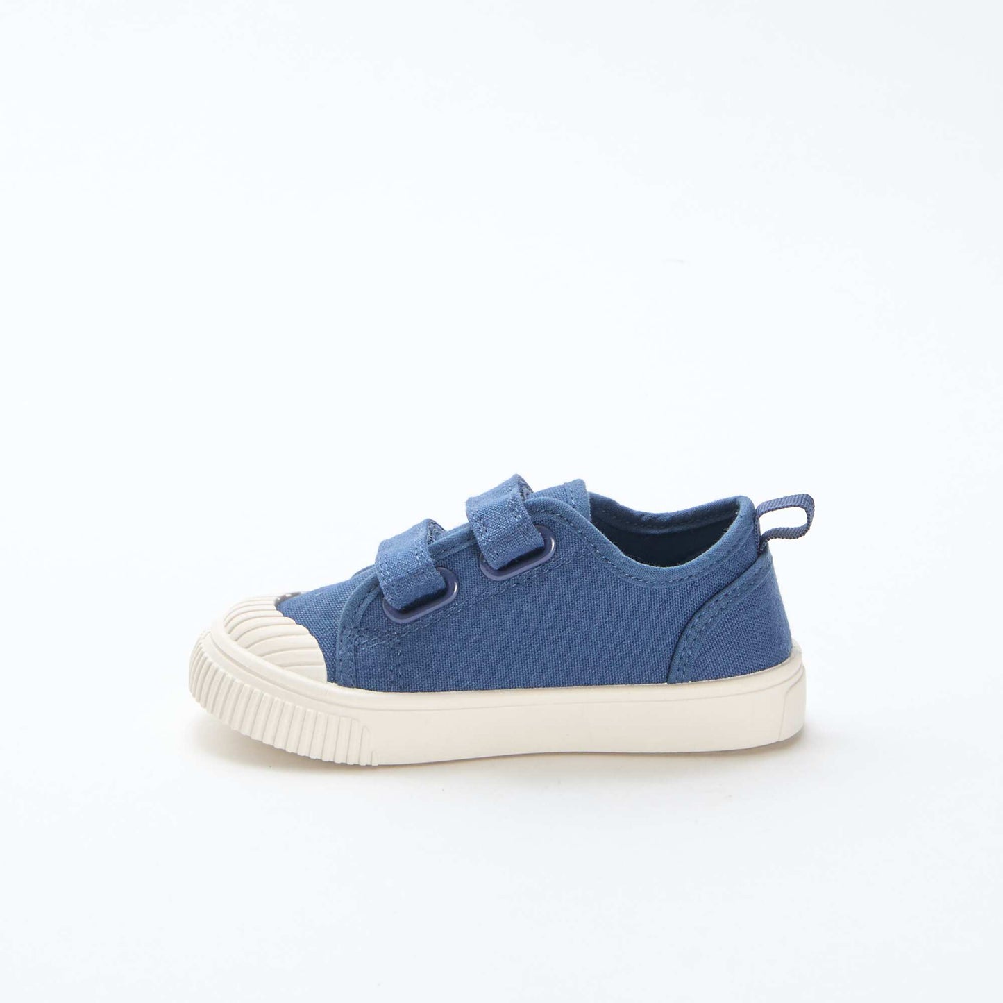 Baskets en toile unie BLEU