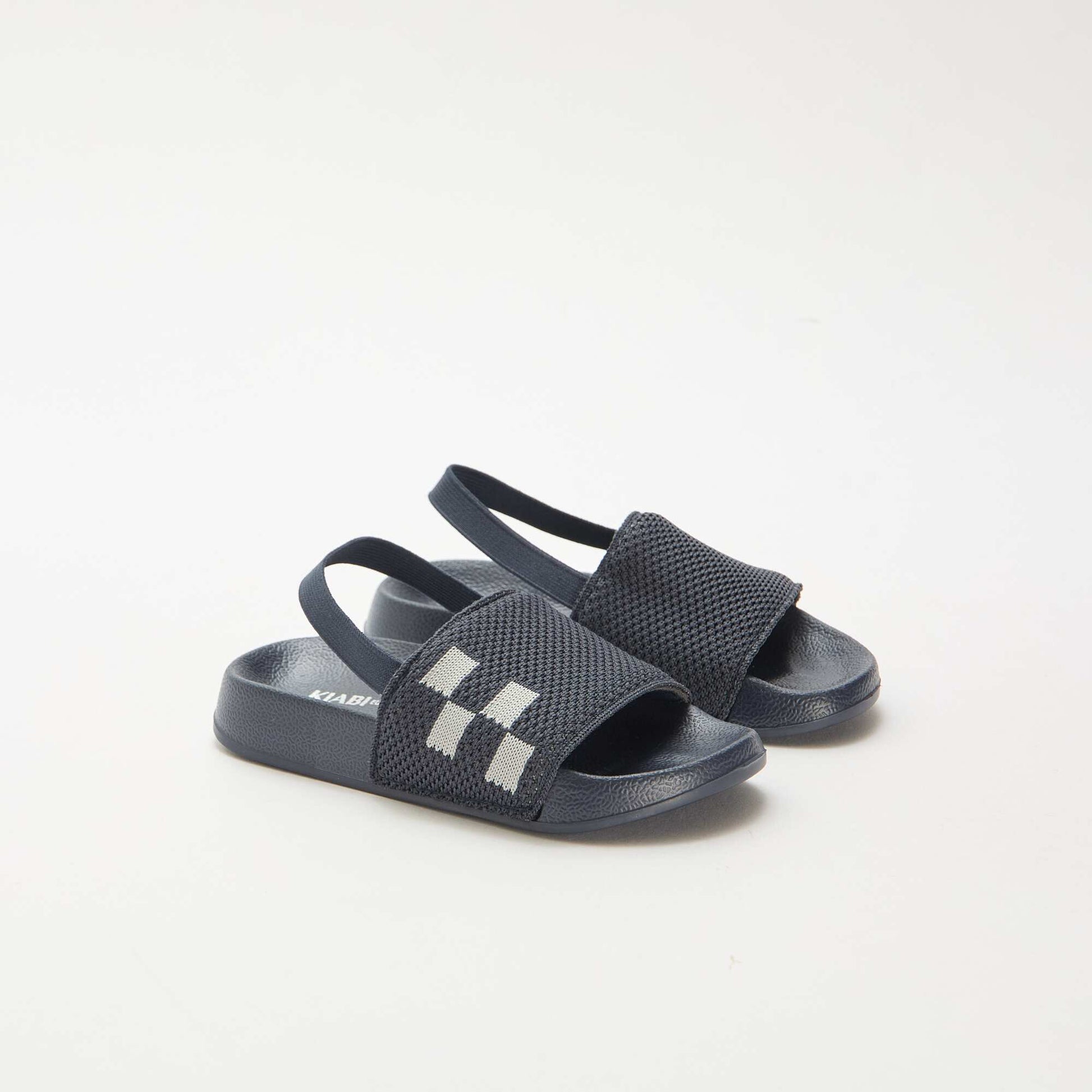 Mules de piscine élastiquées BLEU