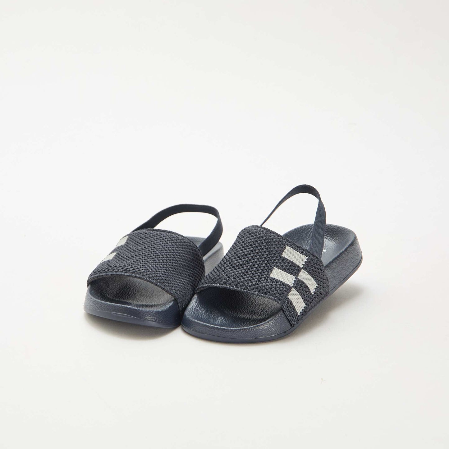 Mules de piscine élastiquées BLEU