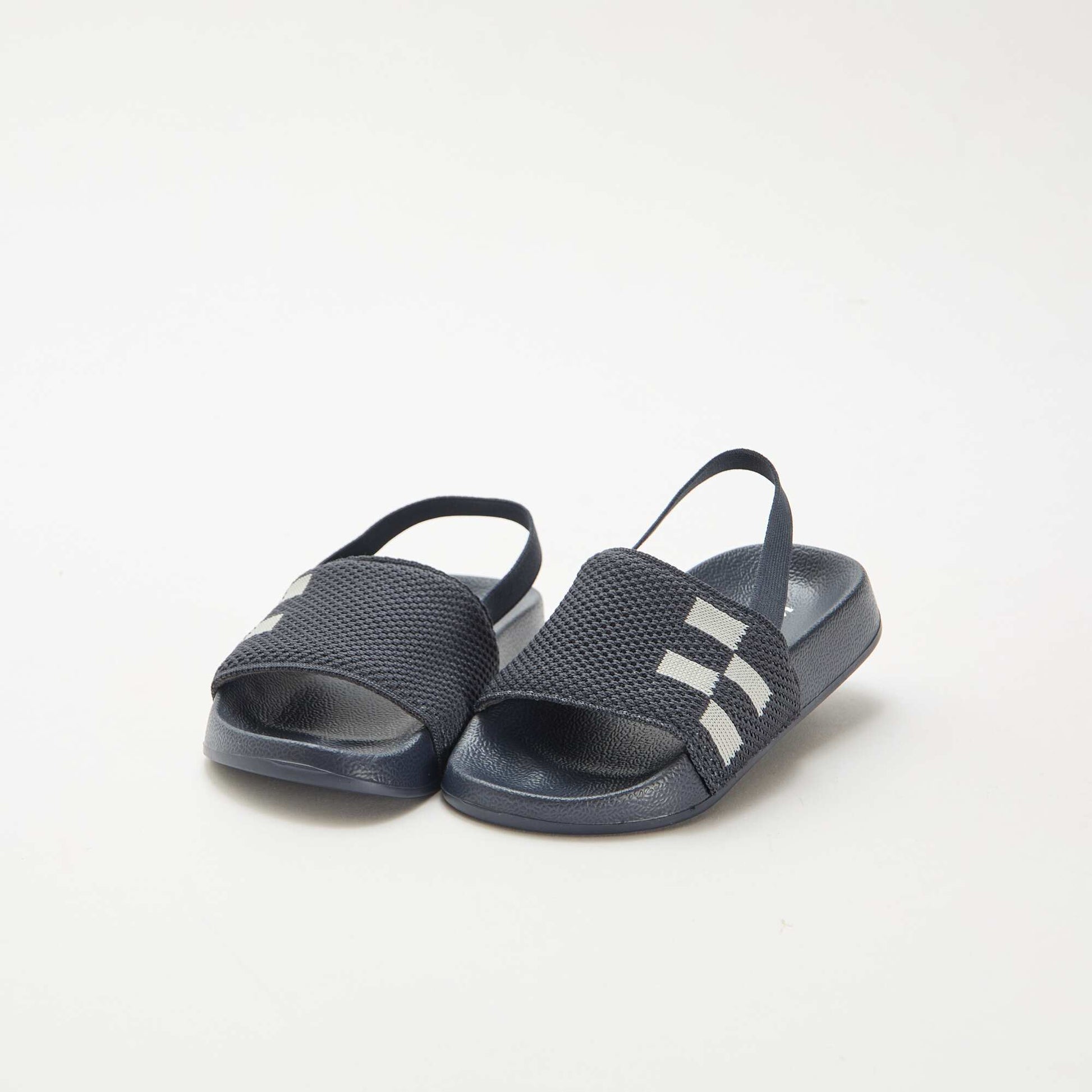 Mules de piscine élastiquées BLEU