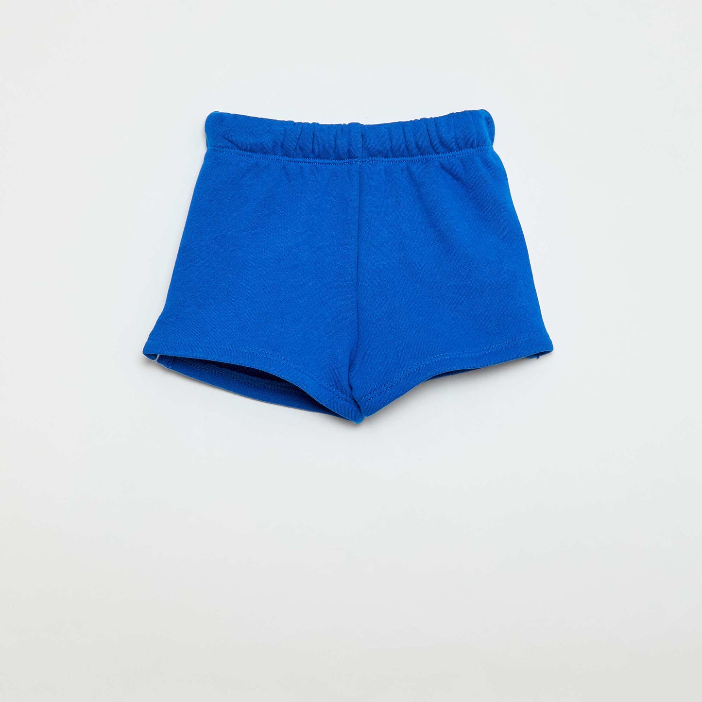 Short en french terry / molleton non gratté BLEU