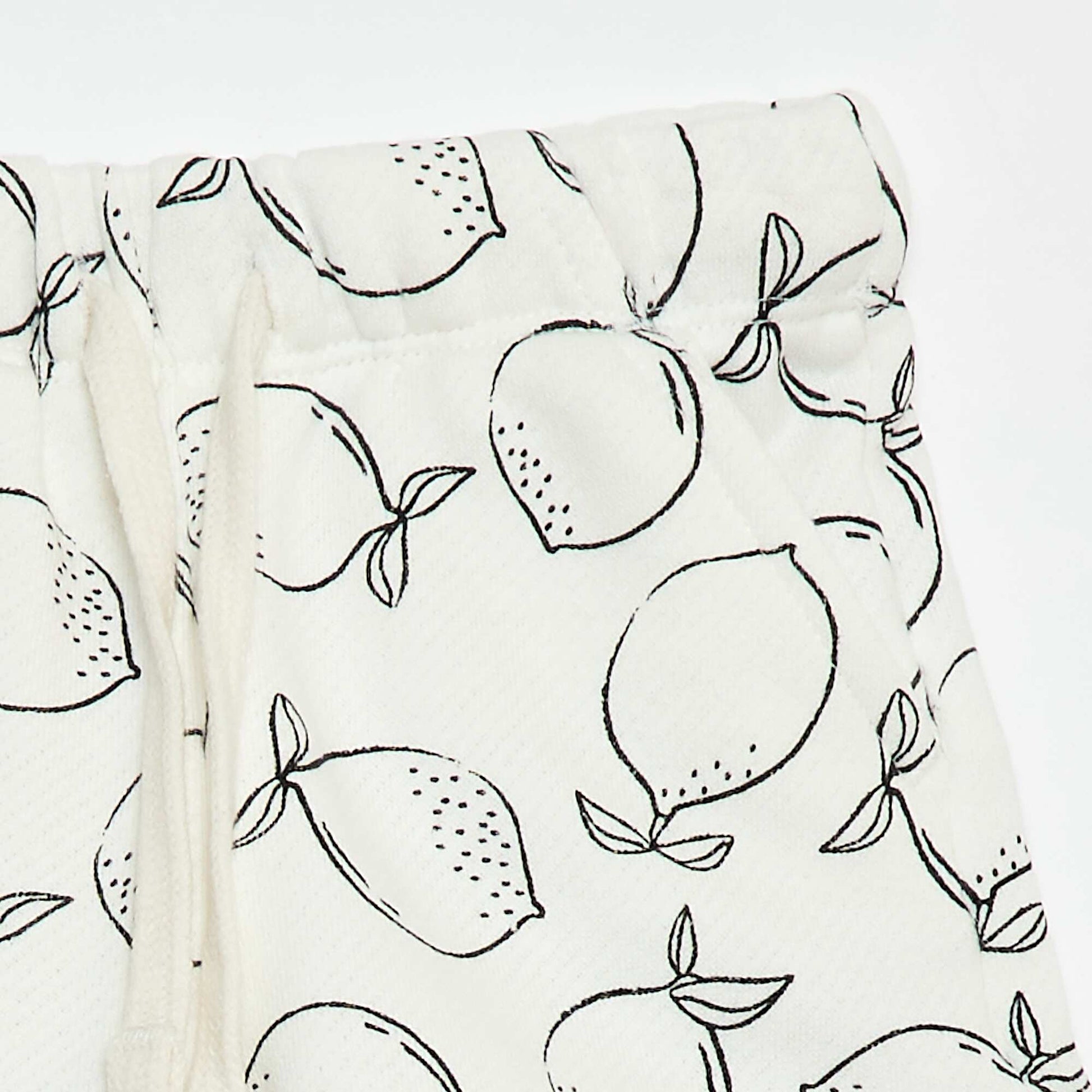 Short en french terry / molleton non gratté BEIGE
