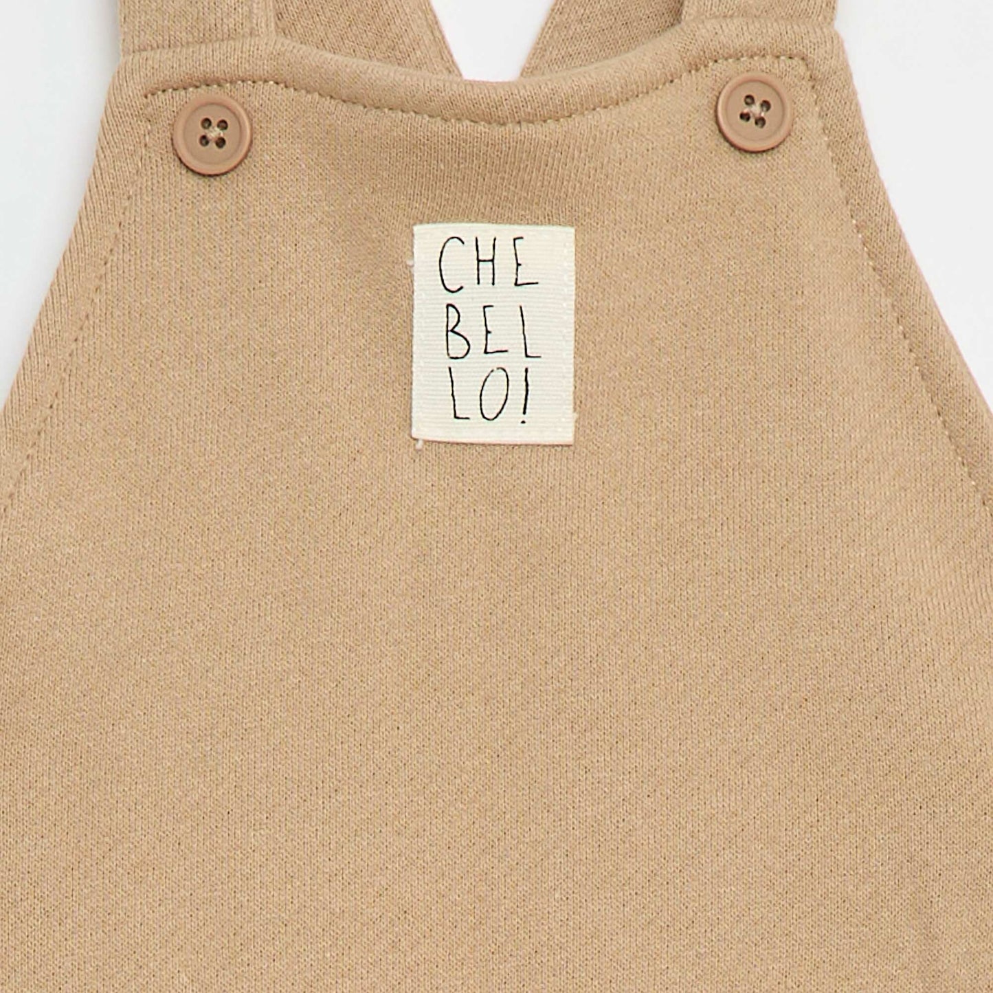 Salopette courte uni BEIGE