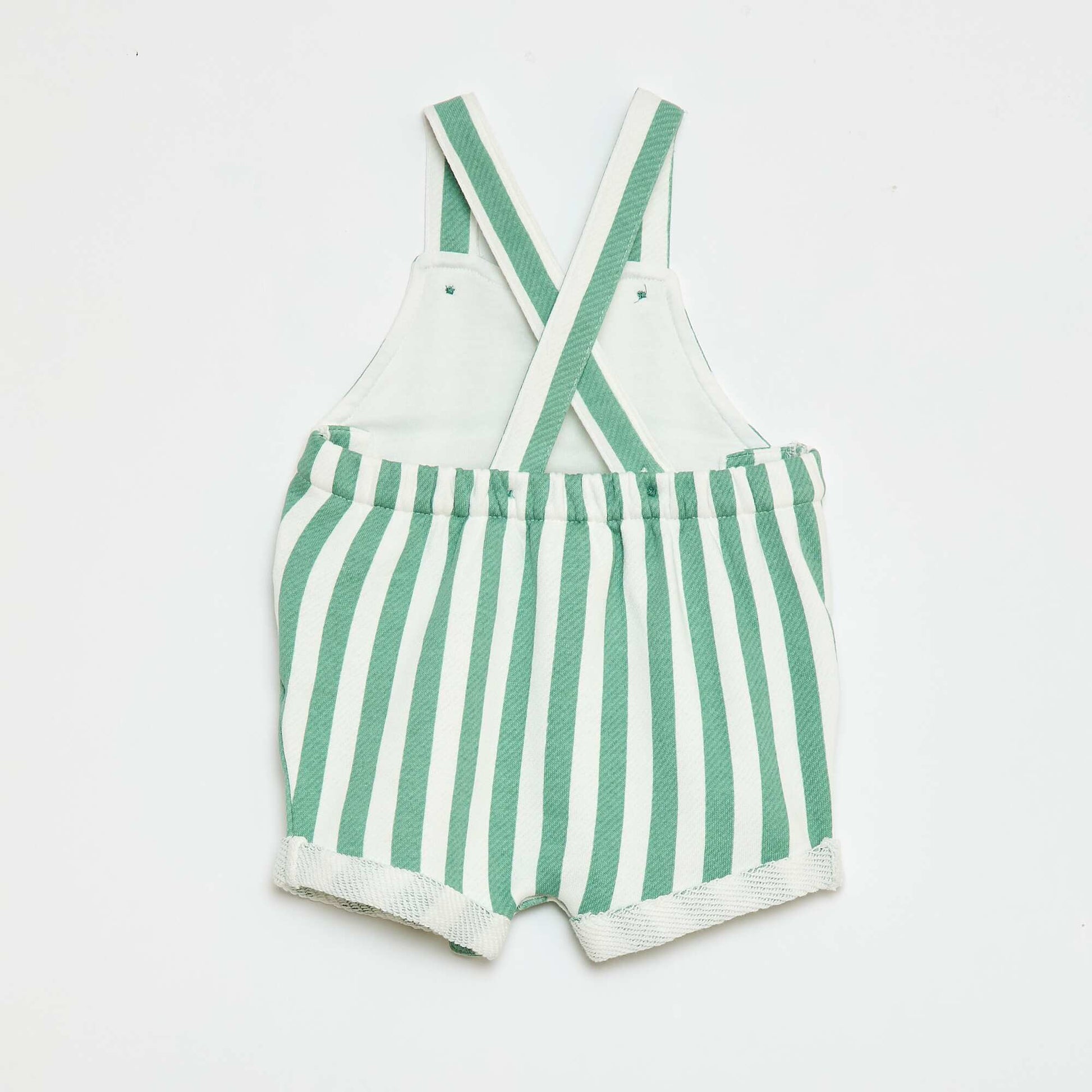 Salopette courte uni VERT