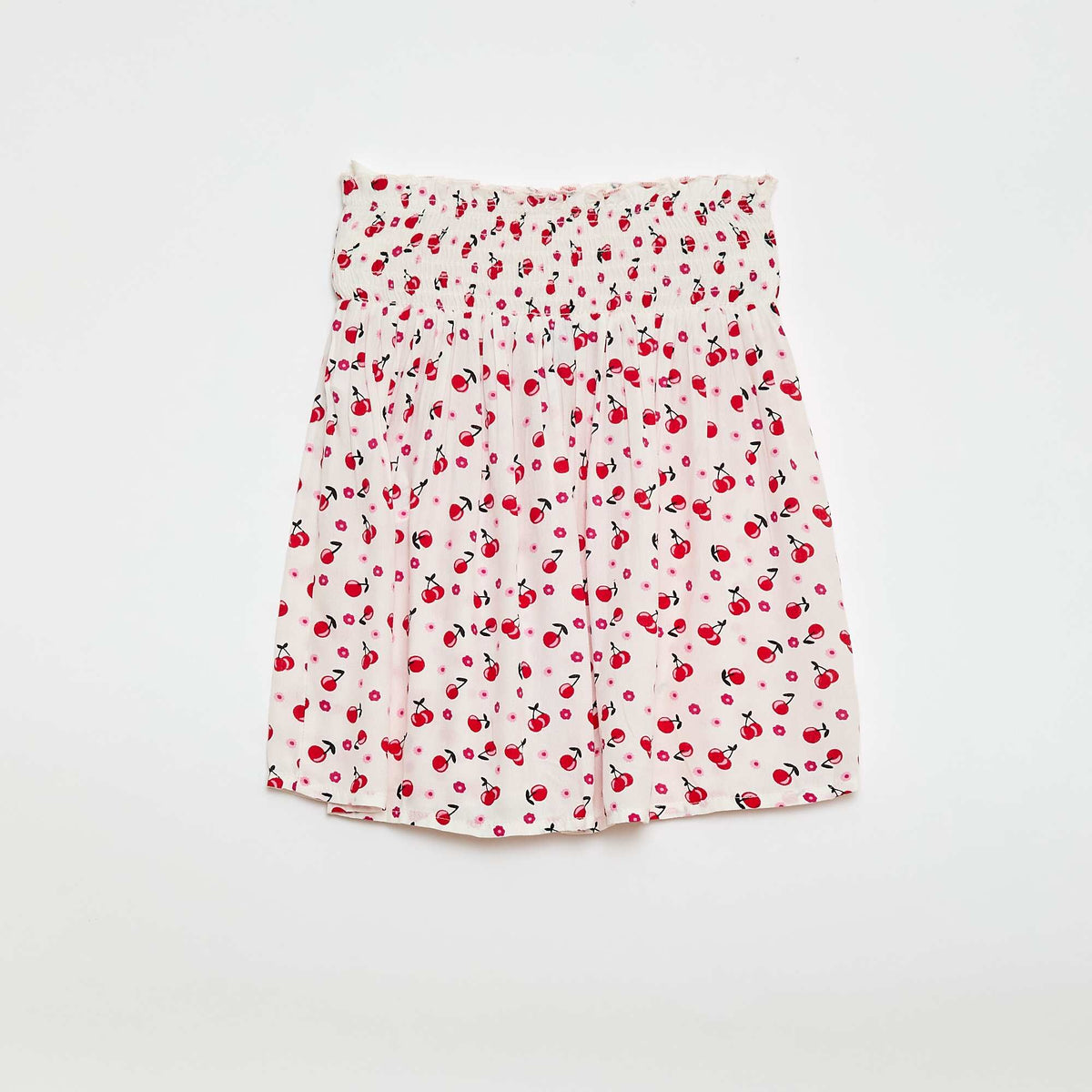 Jupe en maille légère BLANC
