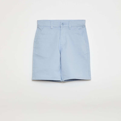 Bermuda chino à taille ajustable à l'intérieur BLEU