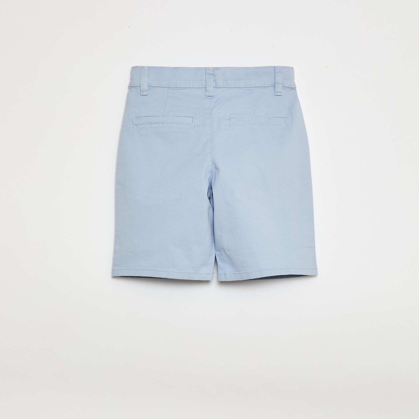 Bermuda chino à taille ajustable à l'intérieur BLEU