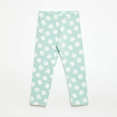 Legging court imprimé BLEU