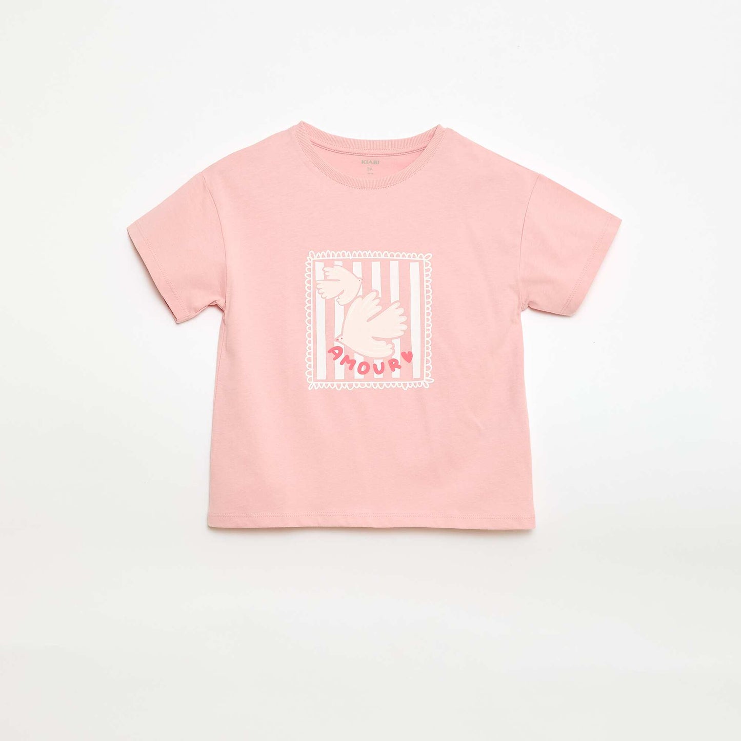 T-shirt imprimé à message ROSE