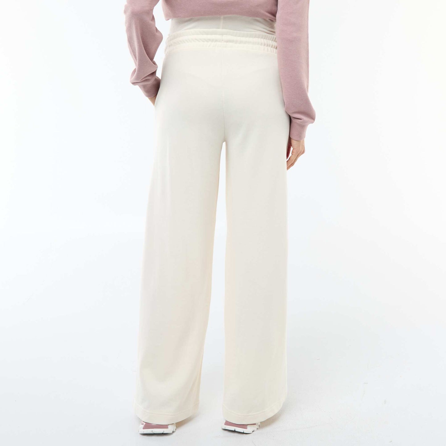 Pantalon de jogging de maternité BLANC