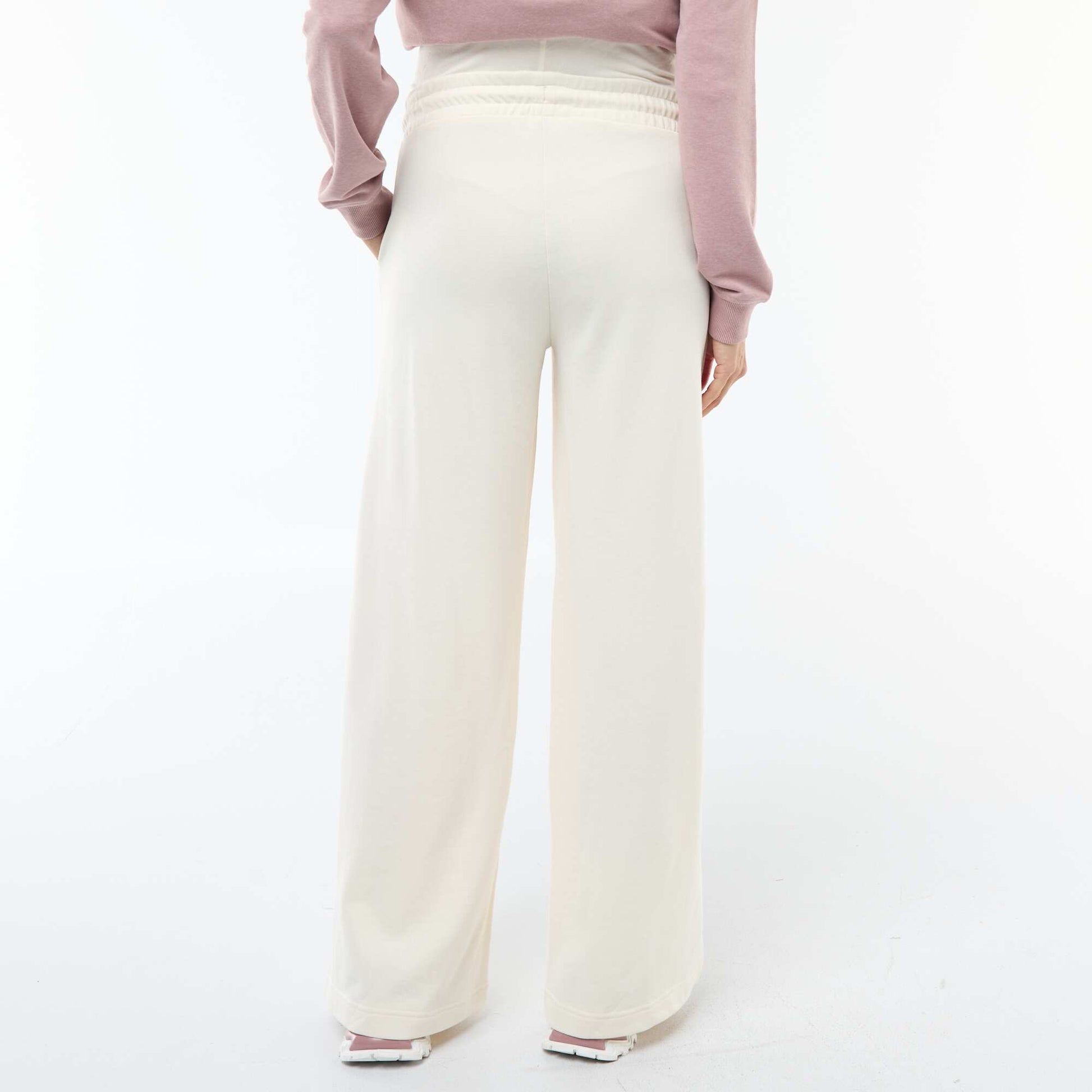 Pantalon de jogging de maternité BLANC