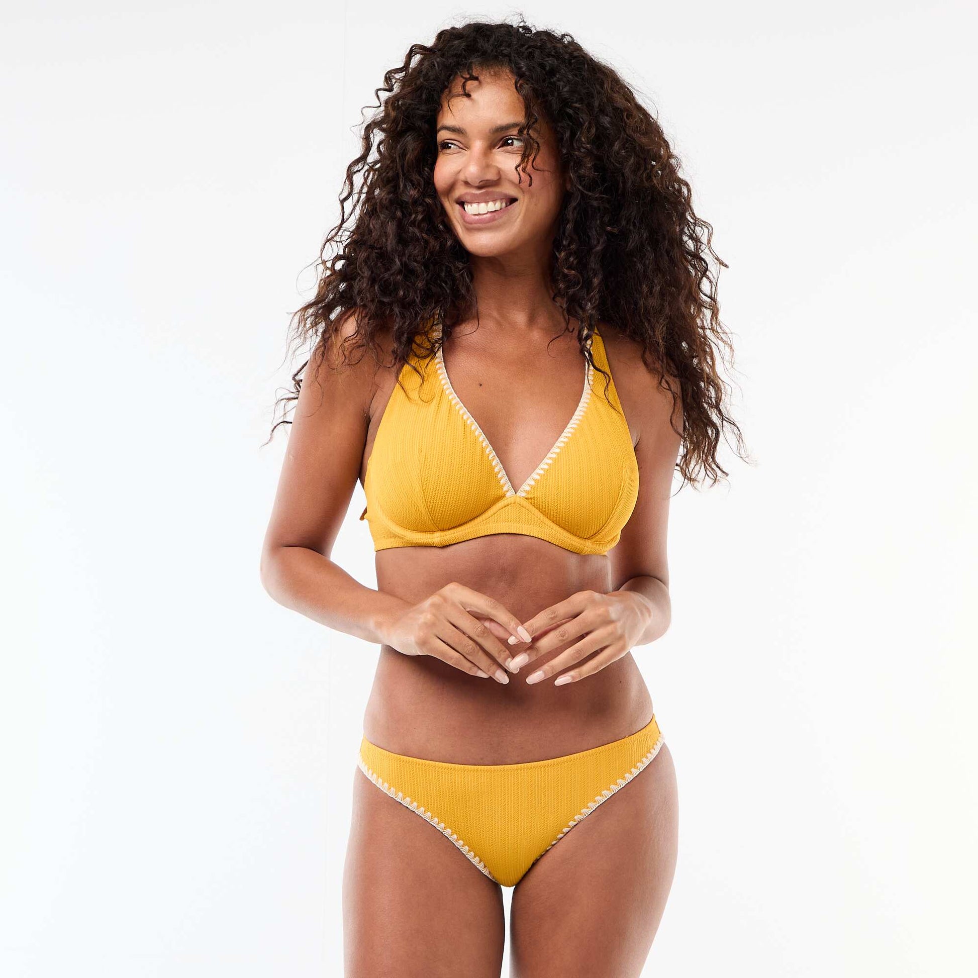 Soutien-gorge de bain bonnet D&E JAUNE